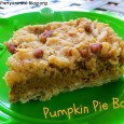 Pumpkin Pie Bars � Great Fall Treat