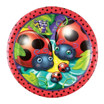 ladybug-party-plate