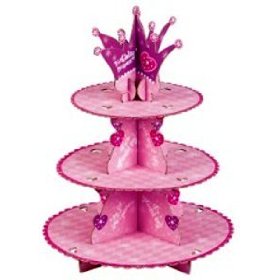 Cupcake Birthday Cake on Use These Unique Princess Tiara Cupcake Wrappers To Stick The Cupcakes