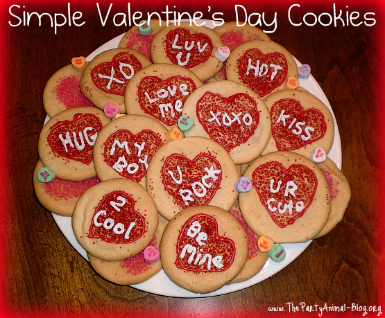 Easy Simple Valentine's Day Cookies. February 12, 2010 by ThePartyAnimal