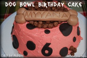 Birthday Cake  Dogs on Dog Bowl Birthday Cake   Thepartyanimal Blog