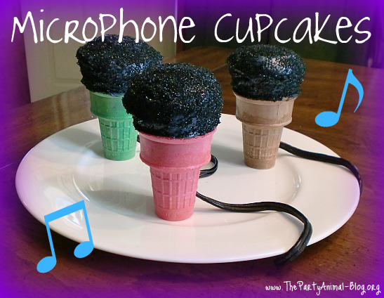 You can also create these Microphone Cupcakes which are so easy to make and 