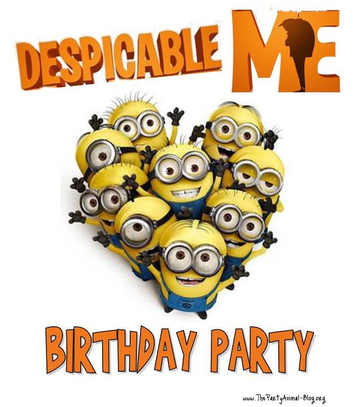 minions despicable me funny. Despicable Me Birthday Party