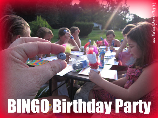 birthday party themes. Bingo Birthday Party Theme