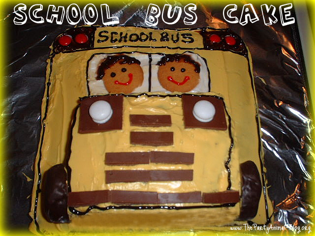 I created this School Bus Cake 7 years ago when my son and nephew were going