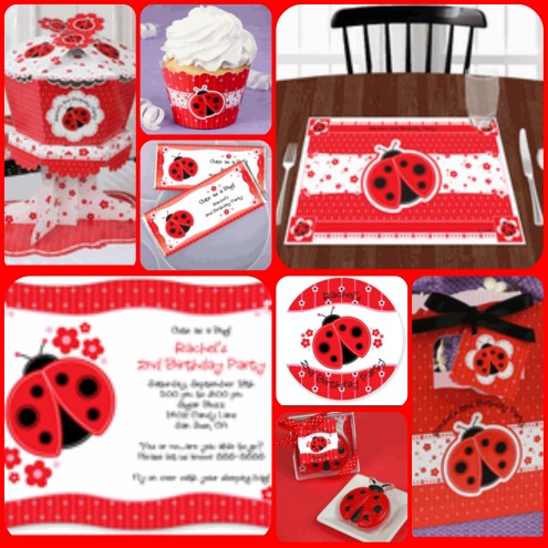 Birthday Party Centerpiece Ideas on At Some Of The Matching Items Available For This Ladybug Party Theme