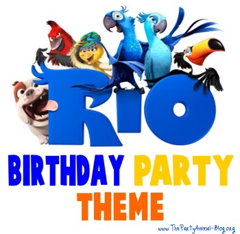 Disney Birthday Party Ideas on Rio Birthday Party Theme   Thepartyanimal Blog