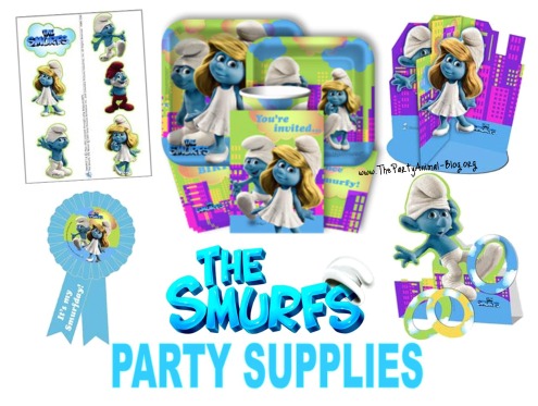 Cupcake Birthday Cakes on Smurf Party Supplies Based On The Smurfs Movie   Thepartyanimal Blog