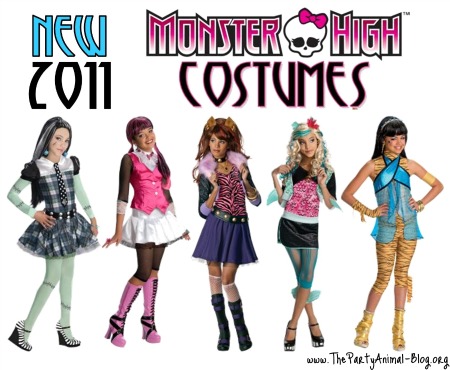 Monster Stickers on New 2011 Monster High Costumes   Thepartyanimal Blog