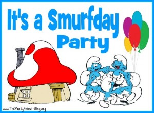 Craft Ideas Year  Birthday Party on Smurftastic Smurfday Party   Thepartyanimal Blog