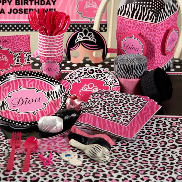 Adult Birthday Party Favors on Diva Zebra Print Party Supplies That Are Perfect For The Celebration