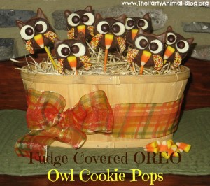 Oreo Owl Cookie Pops