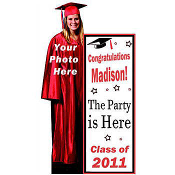 Photo Graduation Yard Sign Standee Each