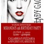 Lady Gaga Party Invitations