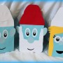 Handmade Smurf Party Favor Bags