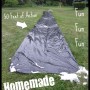 50 Feet of Homemade Slip n Slide Fun