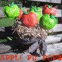 How to Make Apple Pie Pops with colored icing