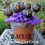 Black Cat Chocolate Chip Cookie Pie Pops