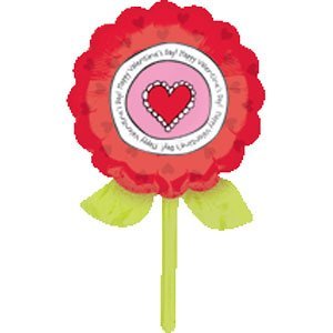 Flower Valentines day balloon